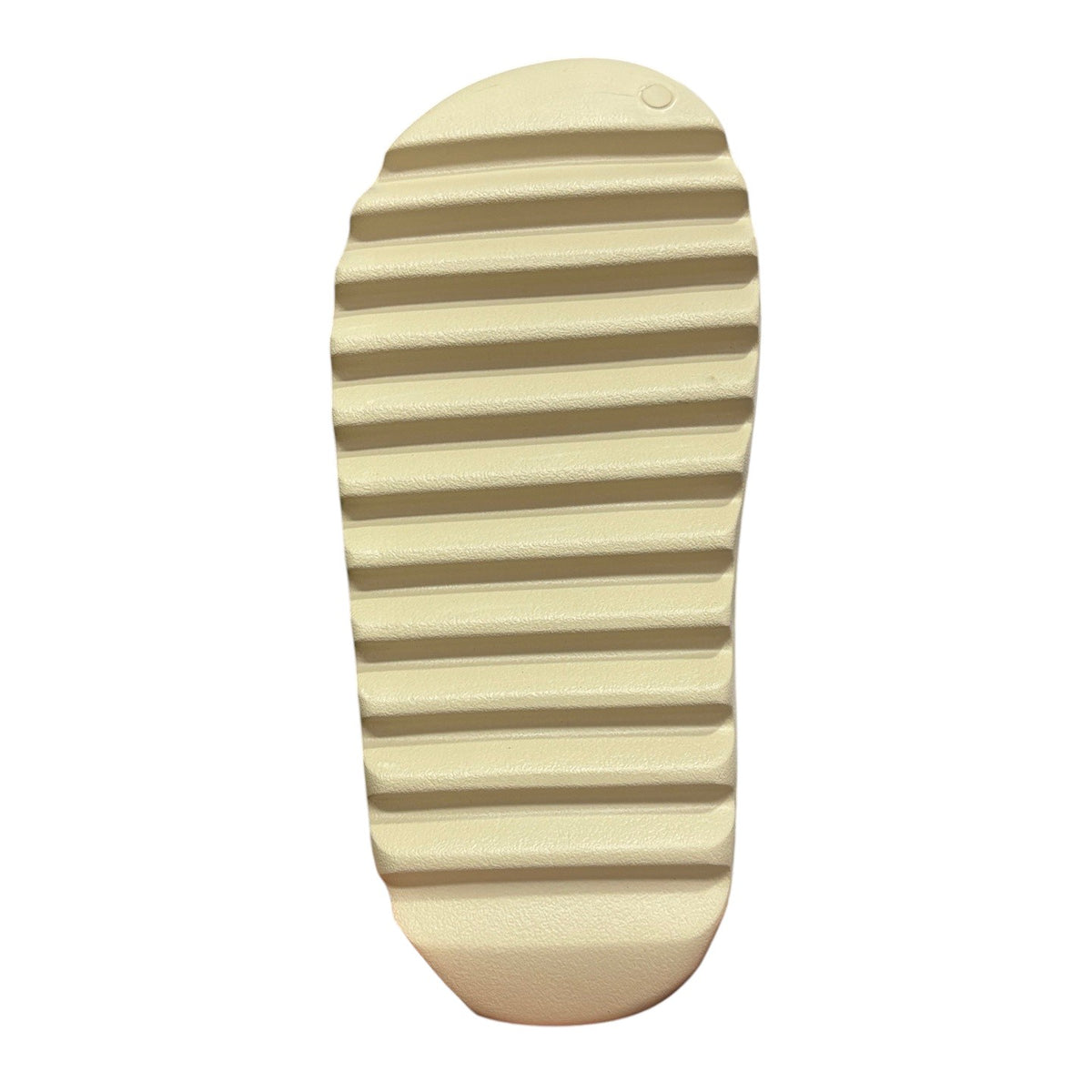 Luxury Chef YEEZY SLIDE in beige, featuring a textured sole for grip. Comfortable slip-on design.