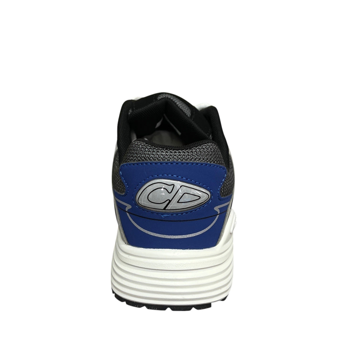 Luxury Chef DIOR B30 men's sneakers in blue, grey, and white with CD logo detail.